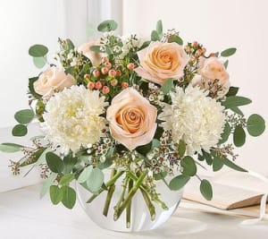 Peach Delight Flower Bouquet