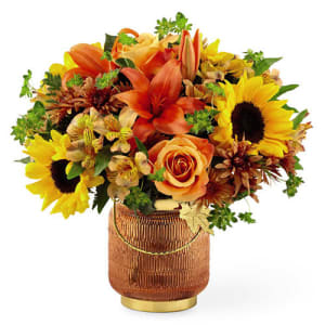 Fall Lantern Bouquet Flower Bouquet