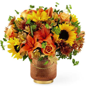 Fall Lantern Bouquet Flower Bouquet