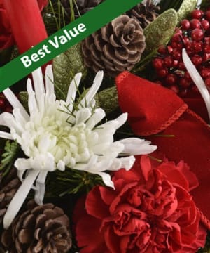 DESIGNER CHOICE CHRISTMAS ARRANGEMENT Flower Bouquet