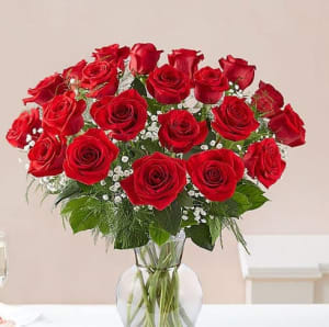 Summer Rose Special 24 red Flower Bouquet