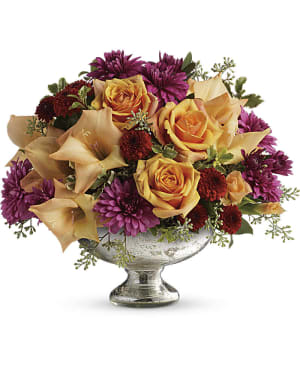 Teleflora's Elegant Traditions Centerpiece Flower Bouquet