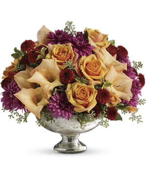 Teleflora's Elegant Traditions Centerpiece Flower Bouquet