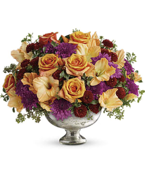 Teleflora's Elegant Traditions Centerpiece Flower Bouquet