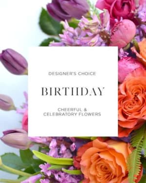 Designer's Choice Happy Birthday Flower Bouquet