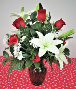 Radiant Love Bouquet- Standard pictured Flower Bouquet