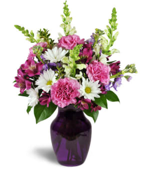 Lavender Tribute Flower Bouquet