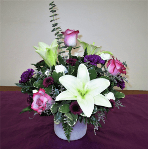 Lovely lavender- Deluxe pictured Flower Bouquet