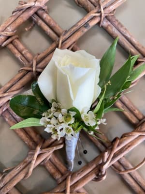 Rose Boutonniere Flower Bouquet