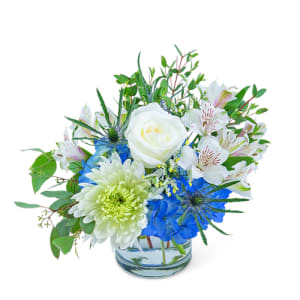 Azure Horizon Flower Bouquet