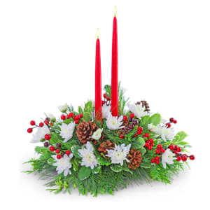 Peace on Earth Candlelight Centerpiece