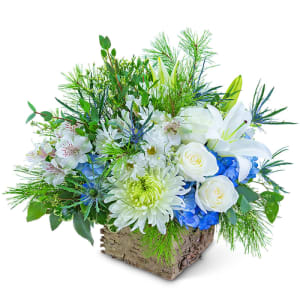 Winter Woodland Flower Arrangement Winter Woodland Flower Bouquet