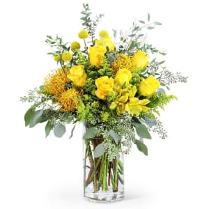 Yellow Vibrance Flower Arrangement Yellow Vibrance Flower Bouquet