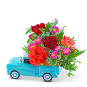 Flamenco Chevy Pickup Flower Bouquet