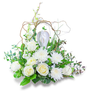 Safe Haven Angel Keepsake Flower Bouquet