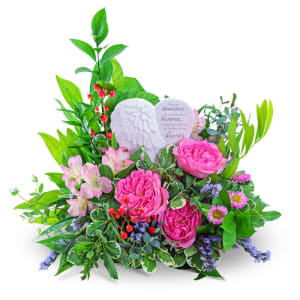 Heaven in our Hearts Keepsake Flower Bouquet