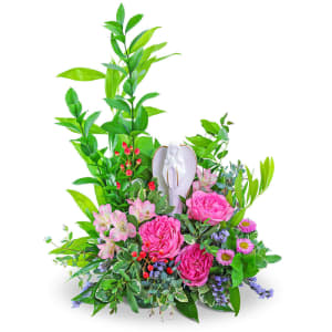 Guardian Angel Keepsake Flower Bouquet