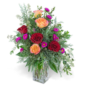 Fireside Flamenco Flower Bouquet