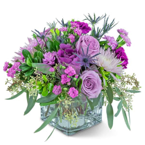 Amethyst Prism Flower Bouquet