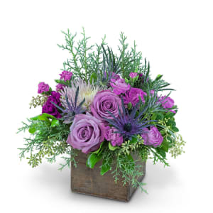 Holiday Amethyst Flower Bouquet