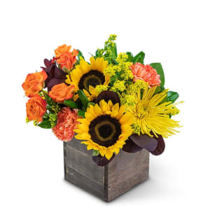 Vivid Autumn Flower Bouquet