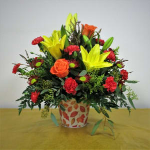 Fall Tranquility- Deluxe Shown Flower Bouquet