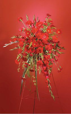 Red Spray Flower Bouquet