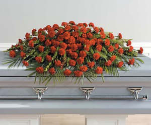 A life Well Lived Full Casket Spray Flower Bouquet