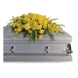 Graceful Grandeur Casket Spray Flower Bouquet