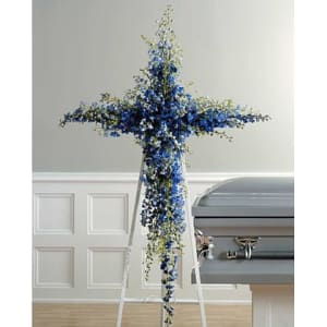 Delphinium Cross Flower Bouquet