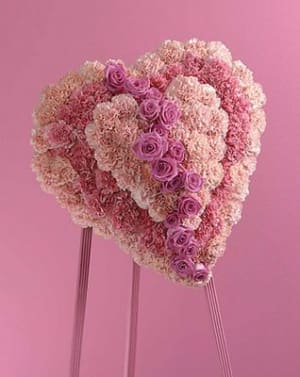 Heat On Heart Flower Bouquet