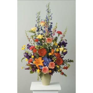 Summer Sympathy Vase Flower Bouquet