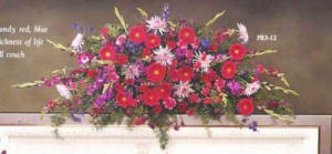 FR3-12 Casket Piece Flower Bouquet