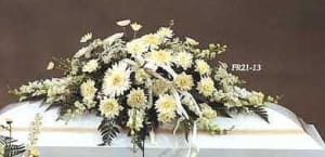 FR21-13 Casket Piece Flower Bouquet