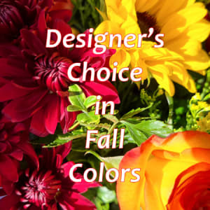 Designer's Choice Fall Colors Flower Bouquet