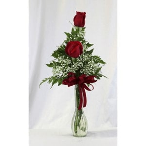 Rose Bud Vase Flower Bouquet
