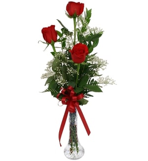Rose Bud Vase Flower Bouquet