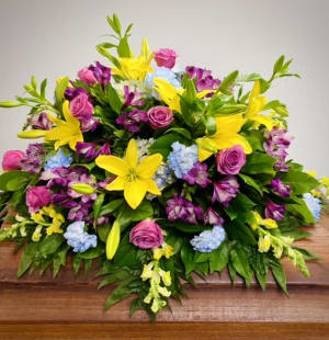 Moondust Casket Spray Flower Bouquet