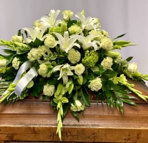 Nature's Beauty Casket Spray Flower Bouquet