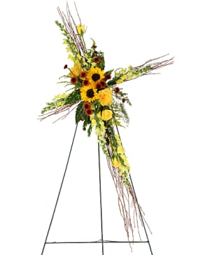 Sunflower Bamboo Spray Flower Bouquet