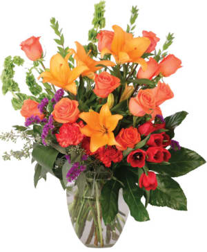 CORAL EXTRAVAGANCE Flower Bouquet