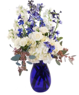 HINTS OF SAPPHIRE Flower Bouquet