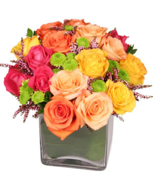 ENERGETIC ROSES Flower Bouquet