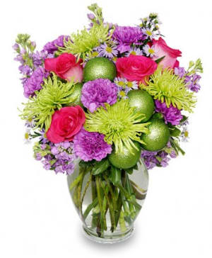 HOLIDAY SPARKLE Flower Bouquet