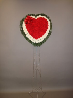 FUNERAL HEART 01 Flower Bouquet