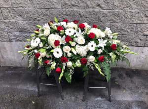 Eternal Elegance  Casket Spray Flower Bouquet