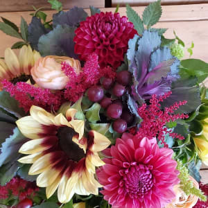 Jewel Tones Palette Flower Bouquet