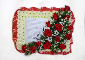 D-1 Biblia en pompones con focal Flower Bouquet