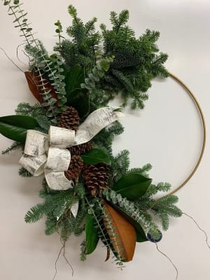 Christmas Wreath Flower Bouquet