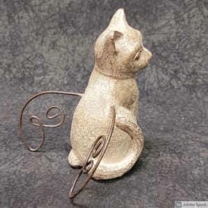 10037 Cat Memorial Figure -Forever Loved
